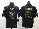 Nike Cowboys 21 Ezekiel Elliott Black Gold Throwback Vapor Untouchable Limited Jersey,baseball caps,new era cap wholesale,wholesale hats